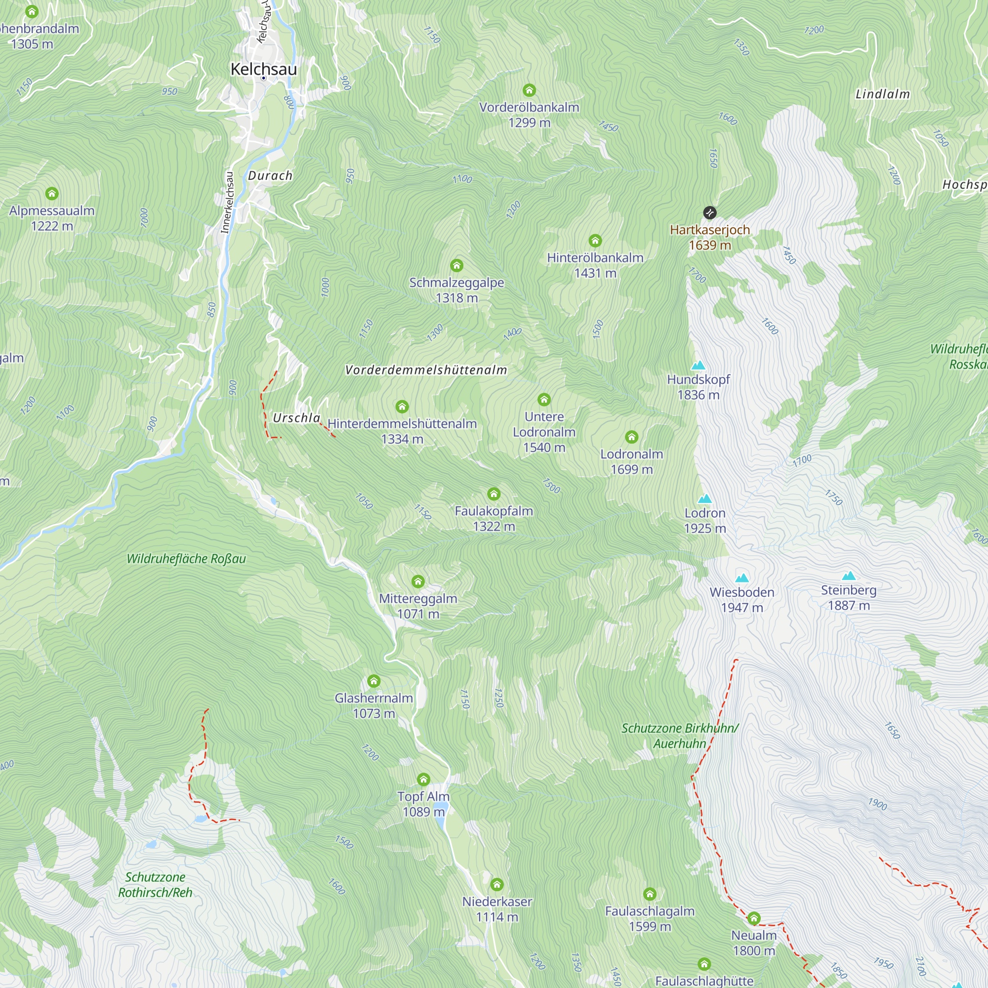 Faulakopfalm map