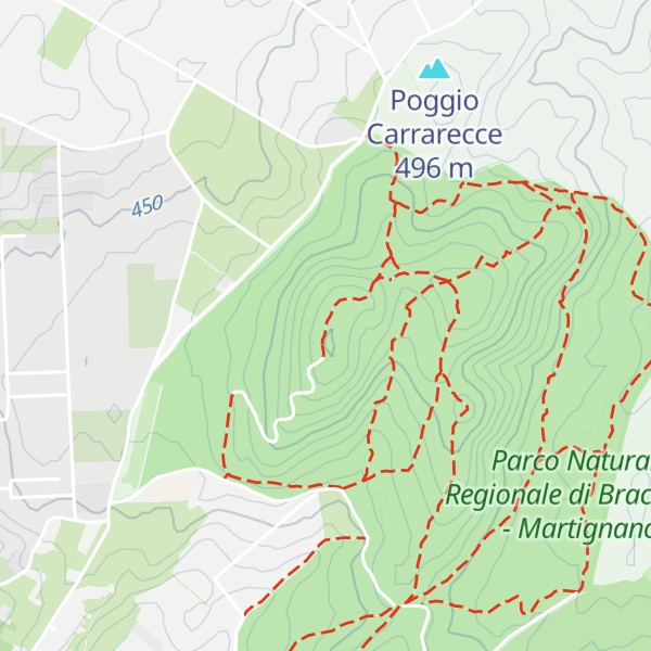 Map of Monte Raschio
