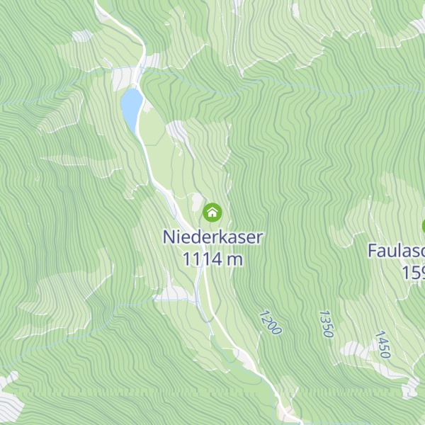 Map of Niederkaser