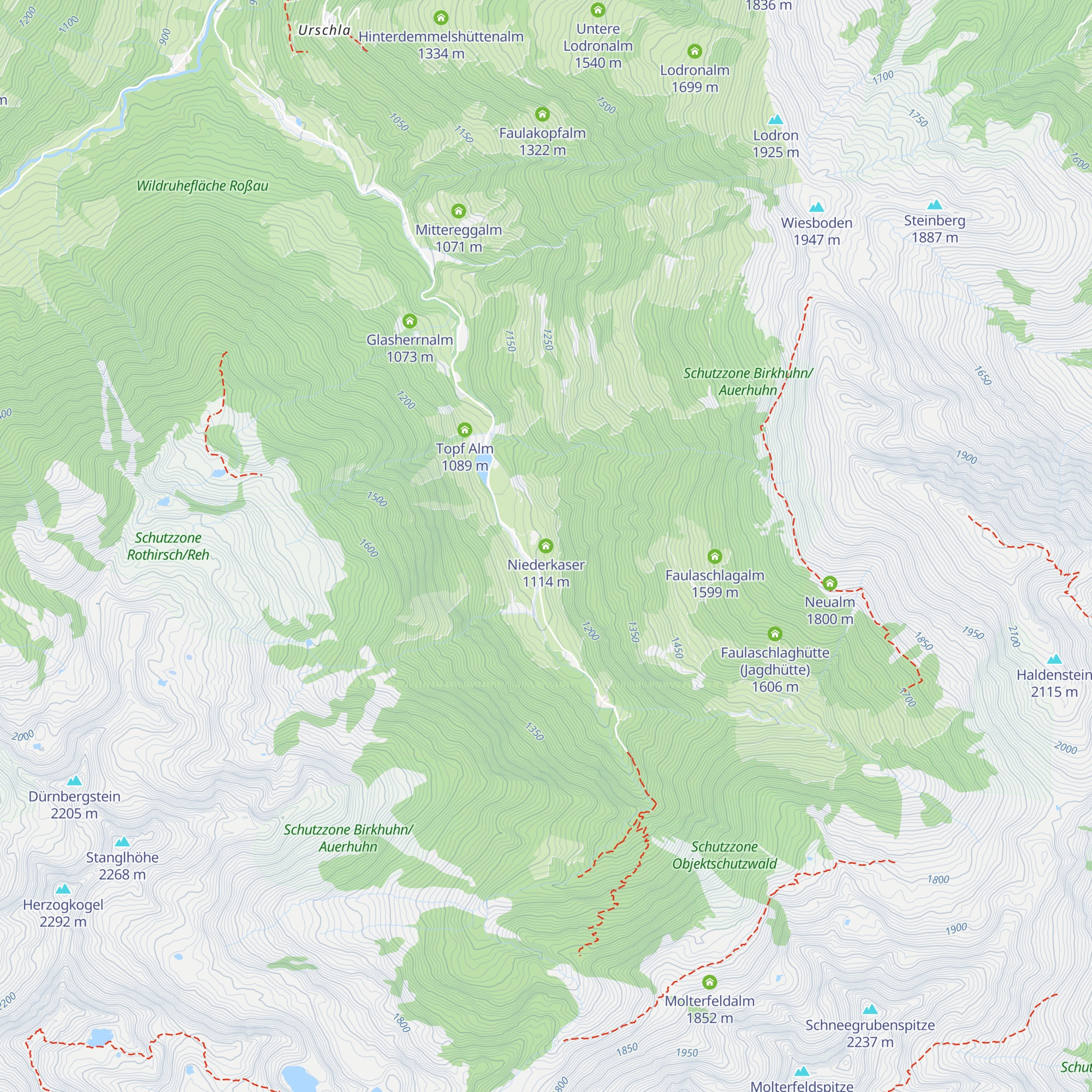 Niederkaser map