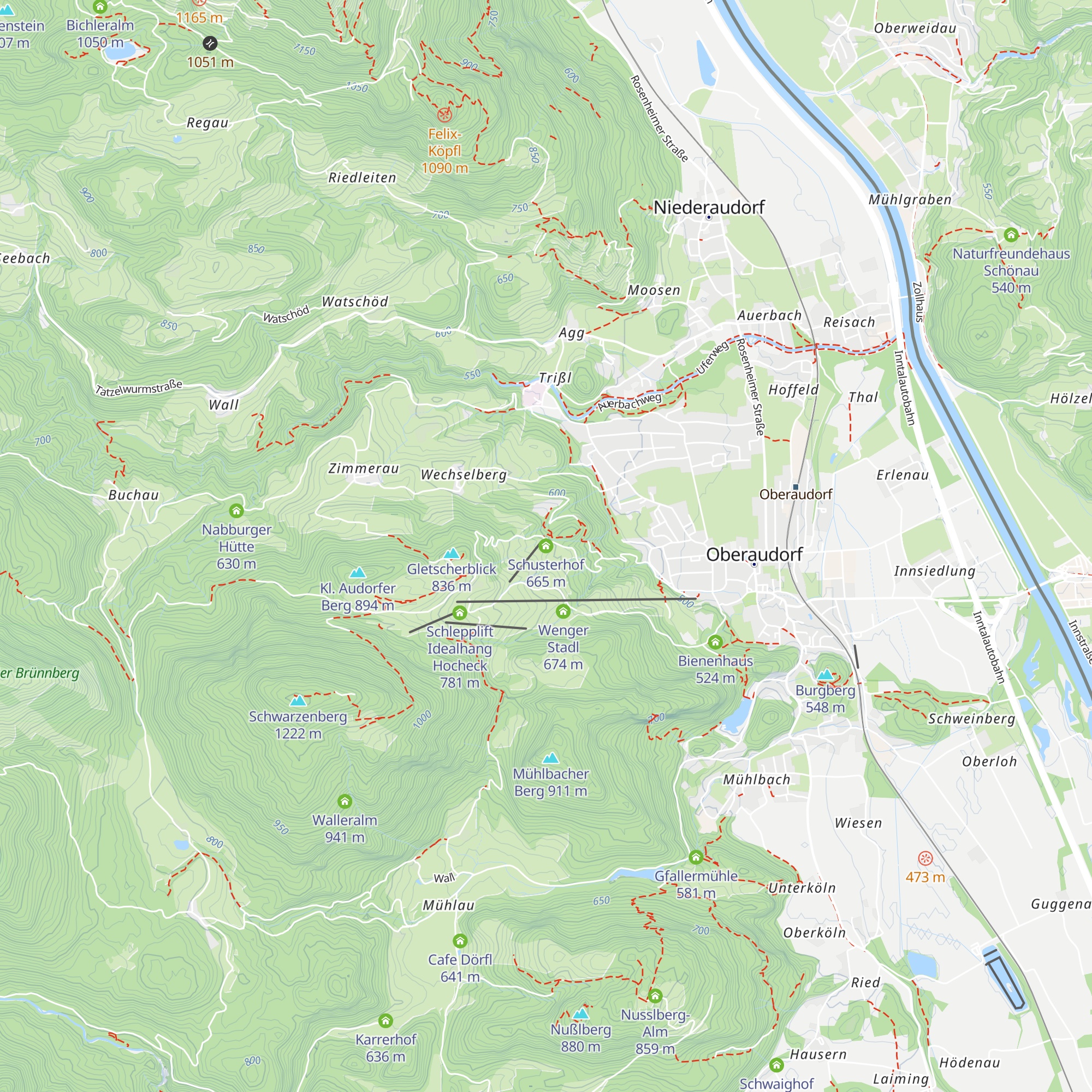 Schusterhof map