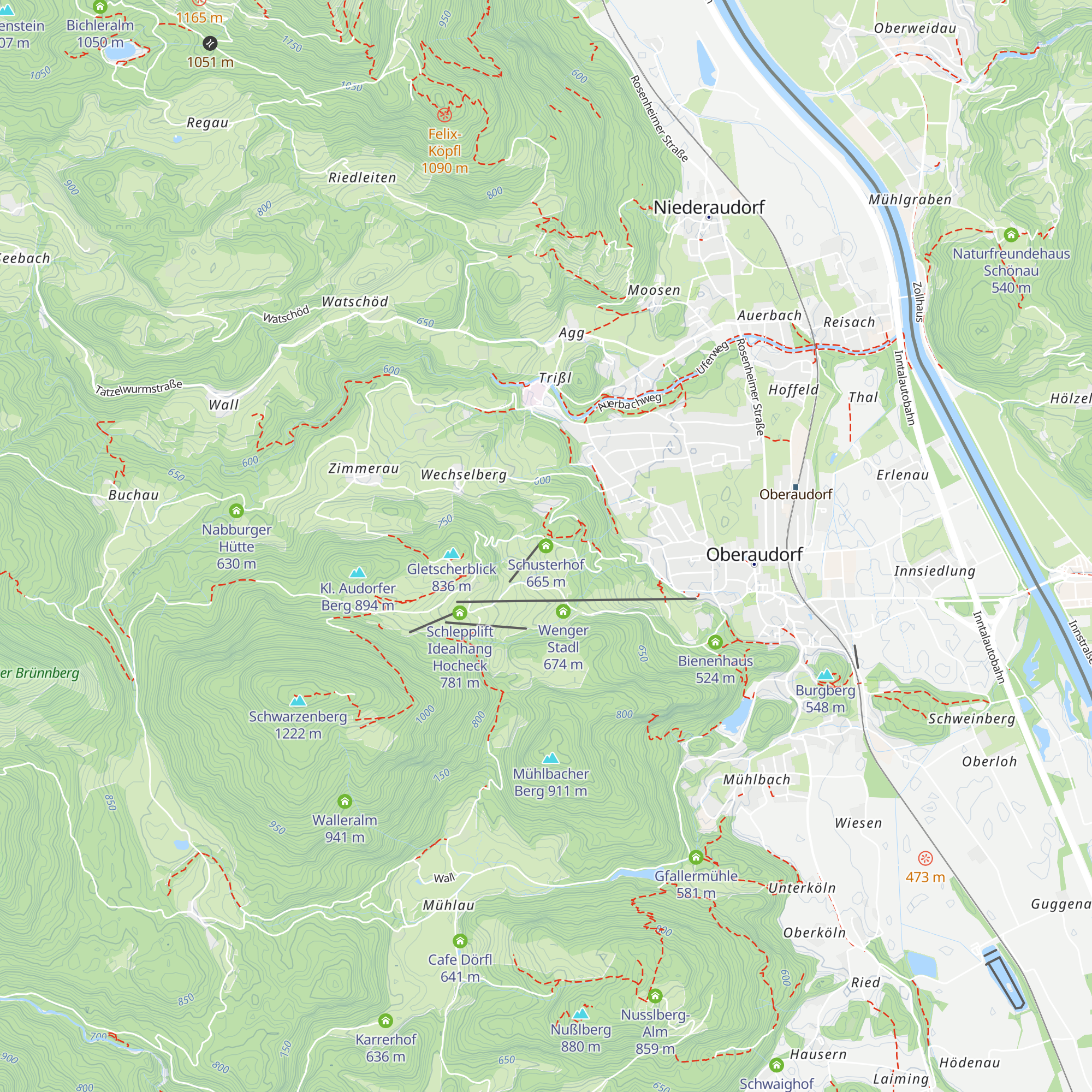 Schusterhof map