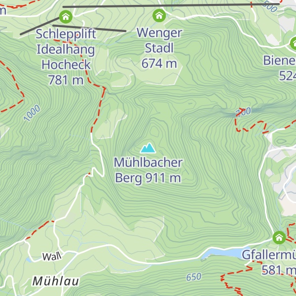 Map of Mühlbacher Berg