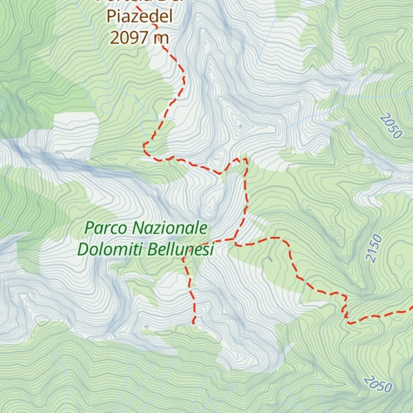 Map of Cima De Zità Sud