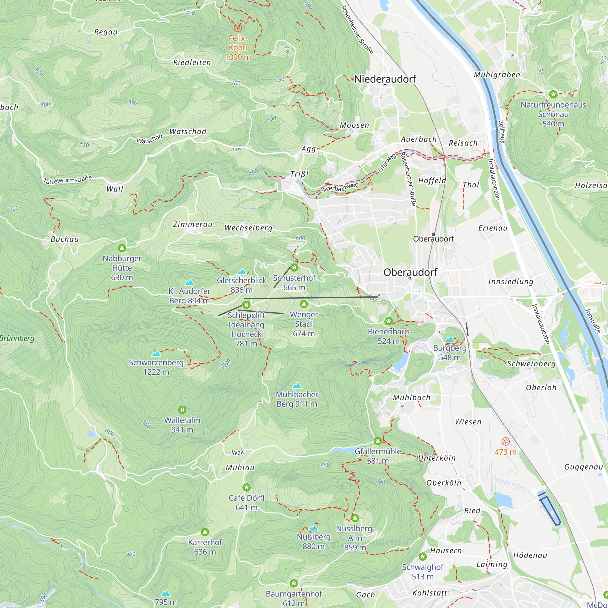 Wenger Stadl map