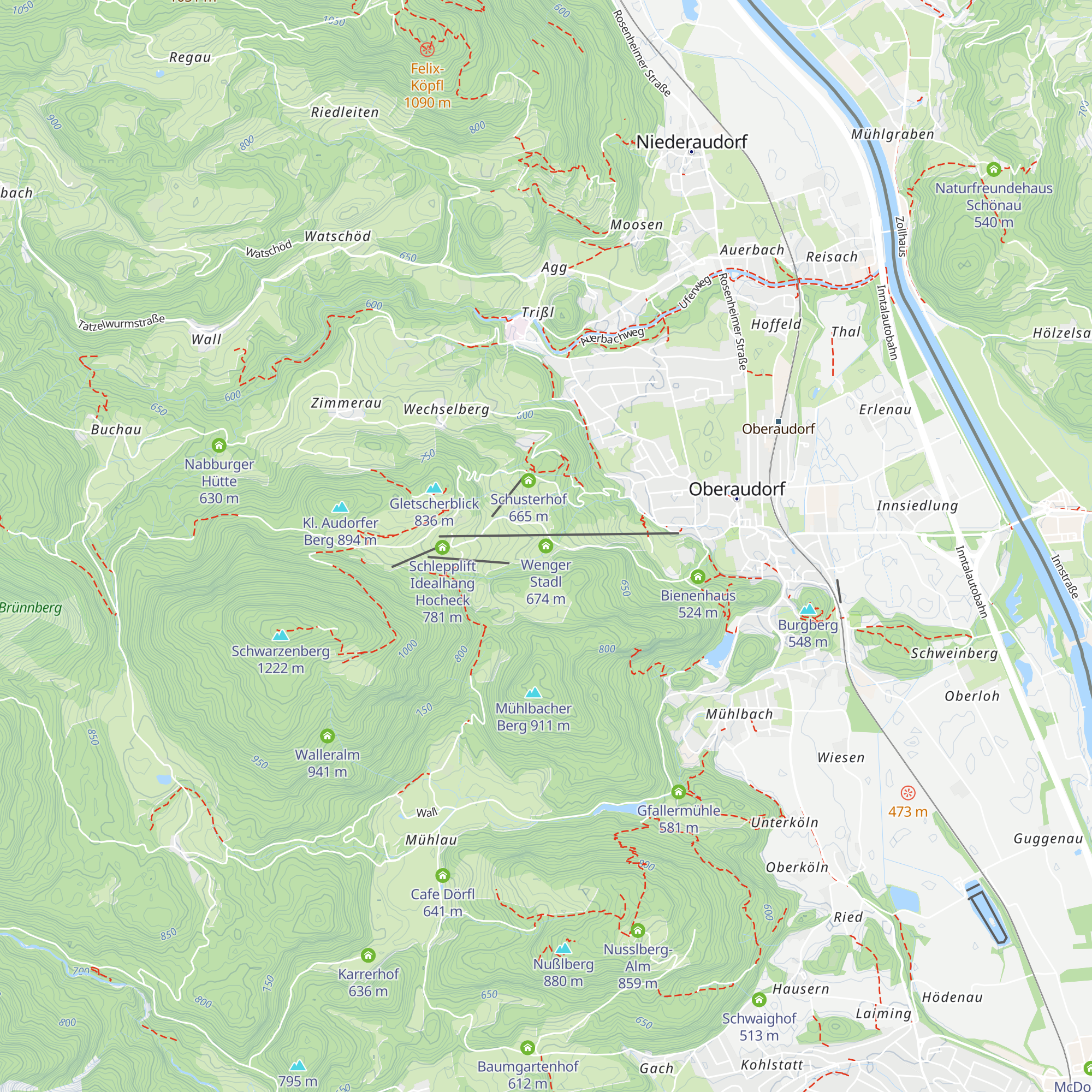 Wenger Stadl map