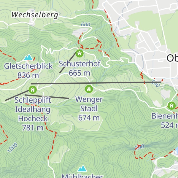 Map of Wenger Stadl