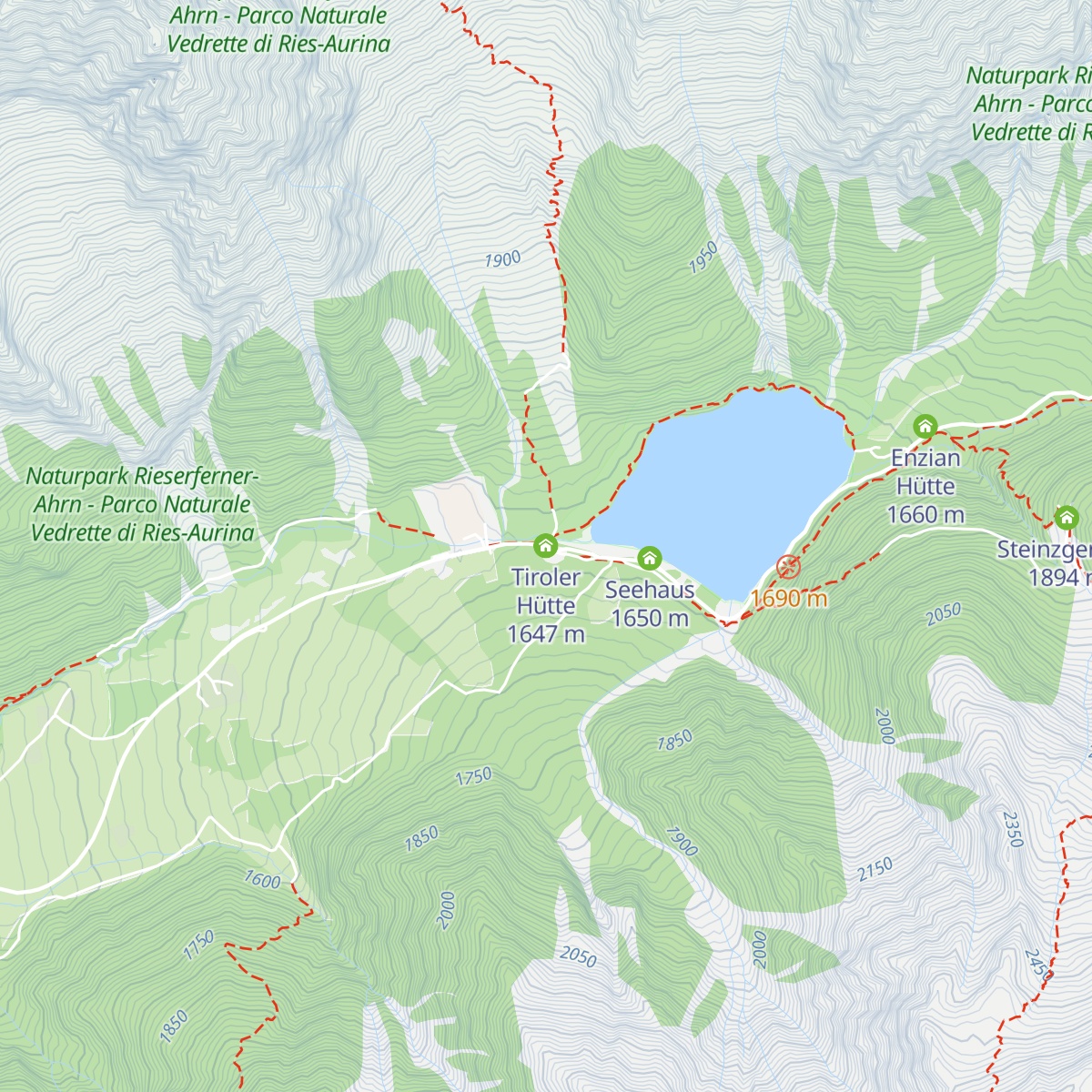 Tiroler Hütte map