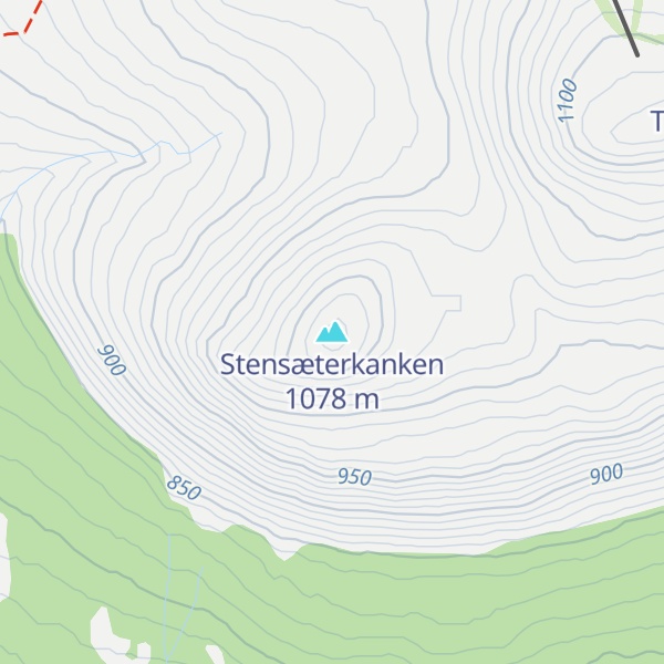 Map of Stensæterkanken