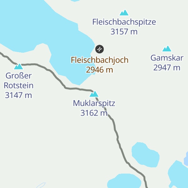 Map of Muklarspitz