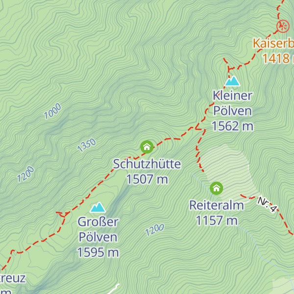 Map of Schutzhütte