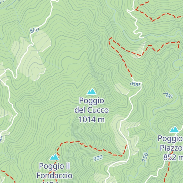 Map of Poggio del Cucco