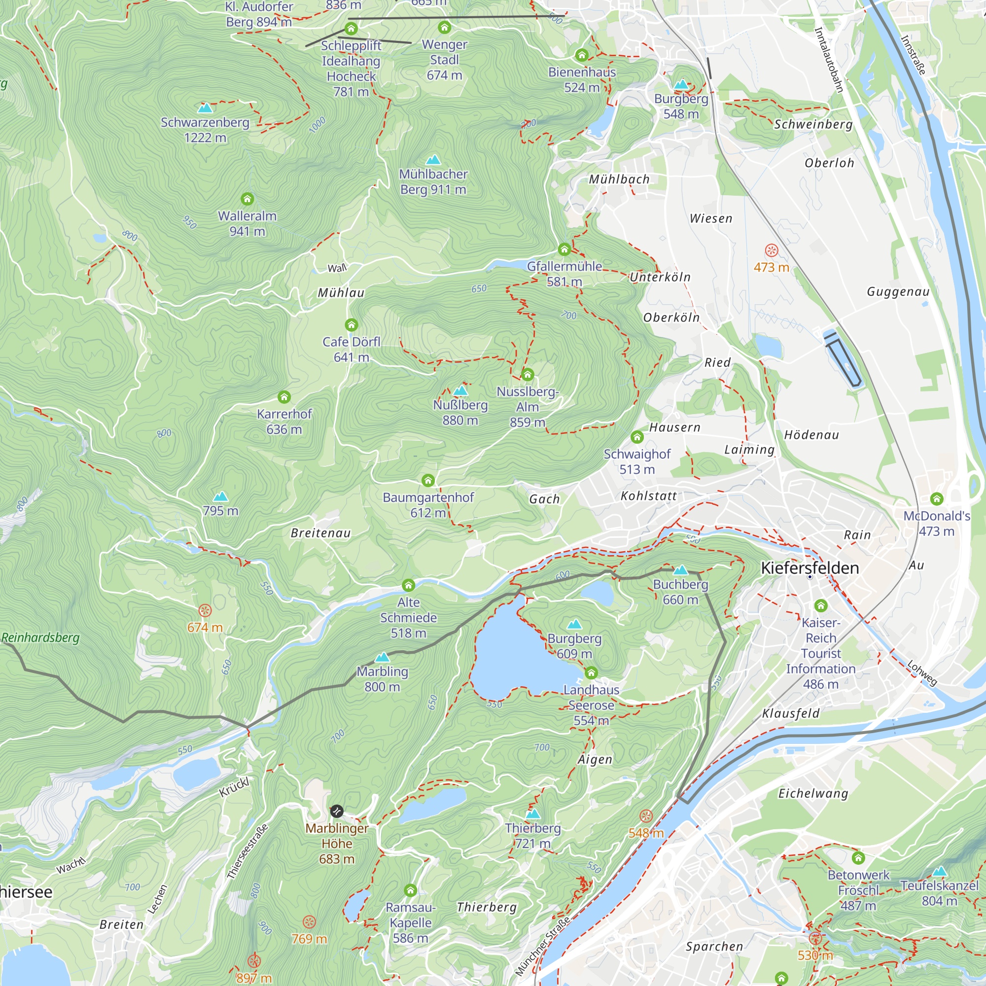 Bichlhof map