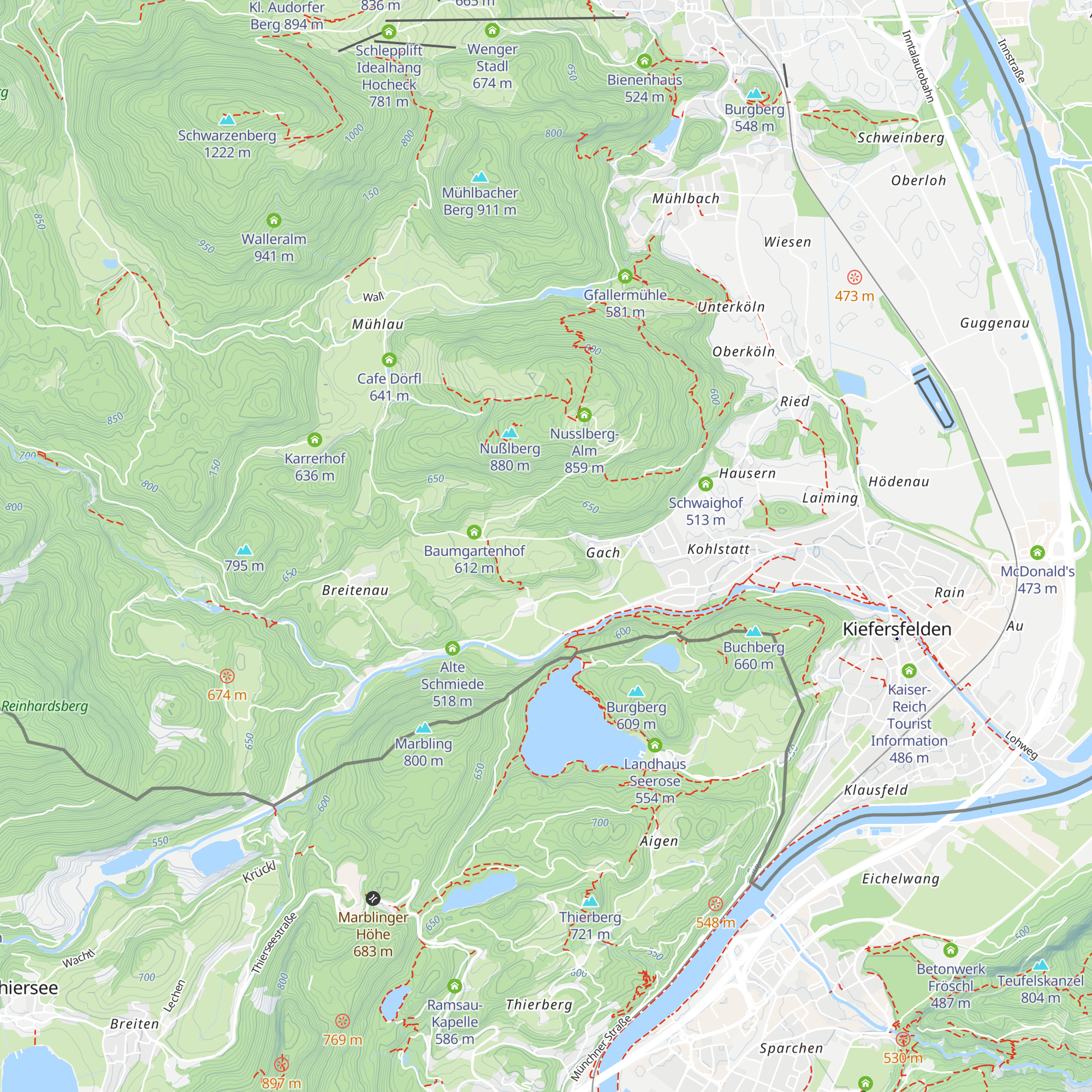 Bichlhof map
