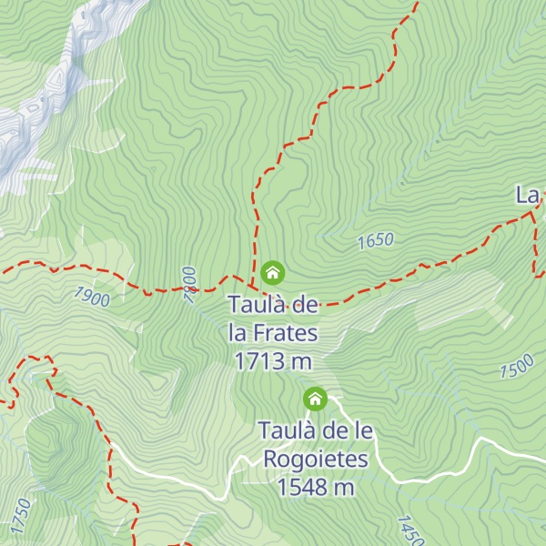 Map of Taulà de la Frates