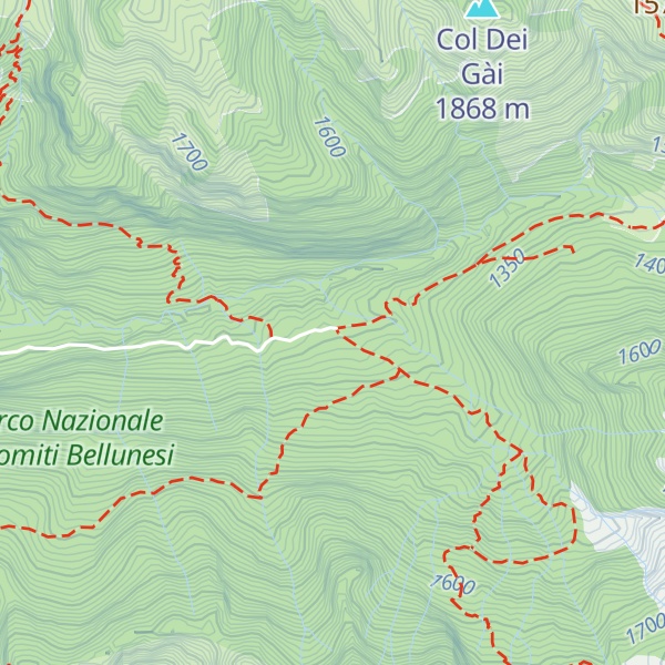 Map of Rifugio Furio Bianchet