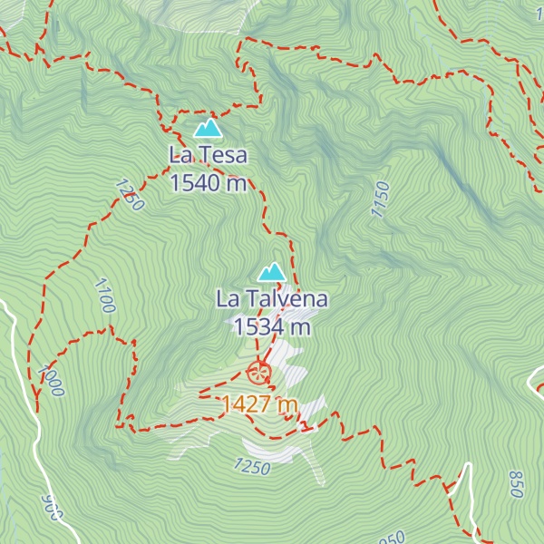 Map of La Talvena