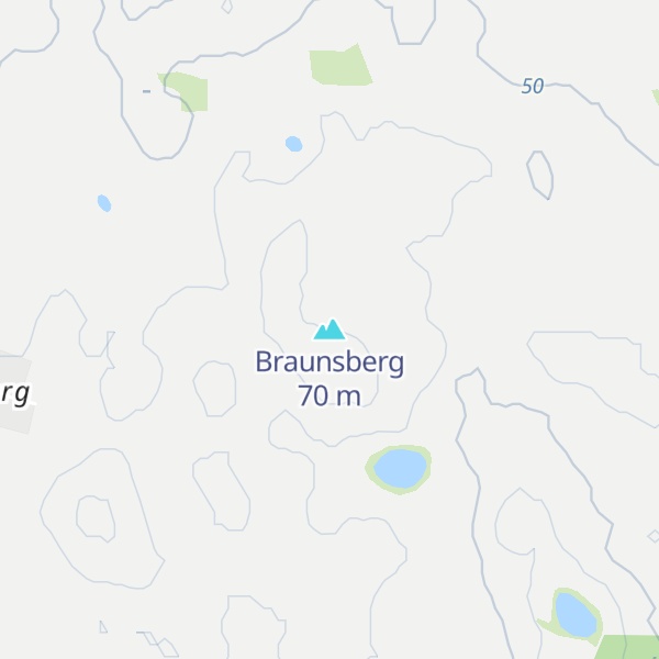 Map of Braunsberg