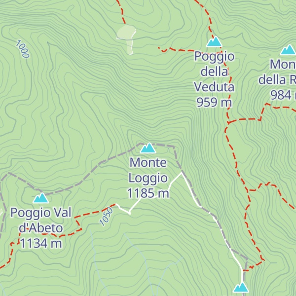 Map of Monte Loggio