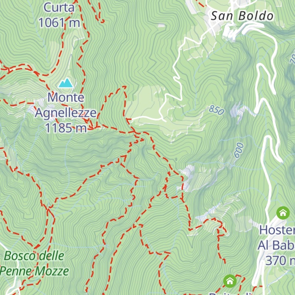 Map of Croda Punta Mont