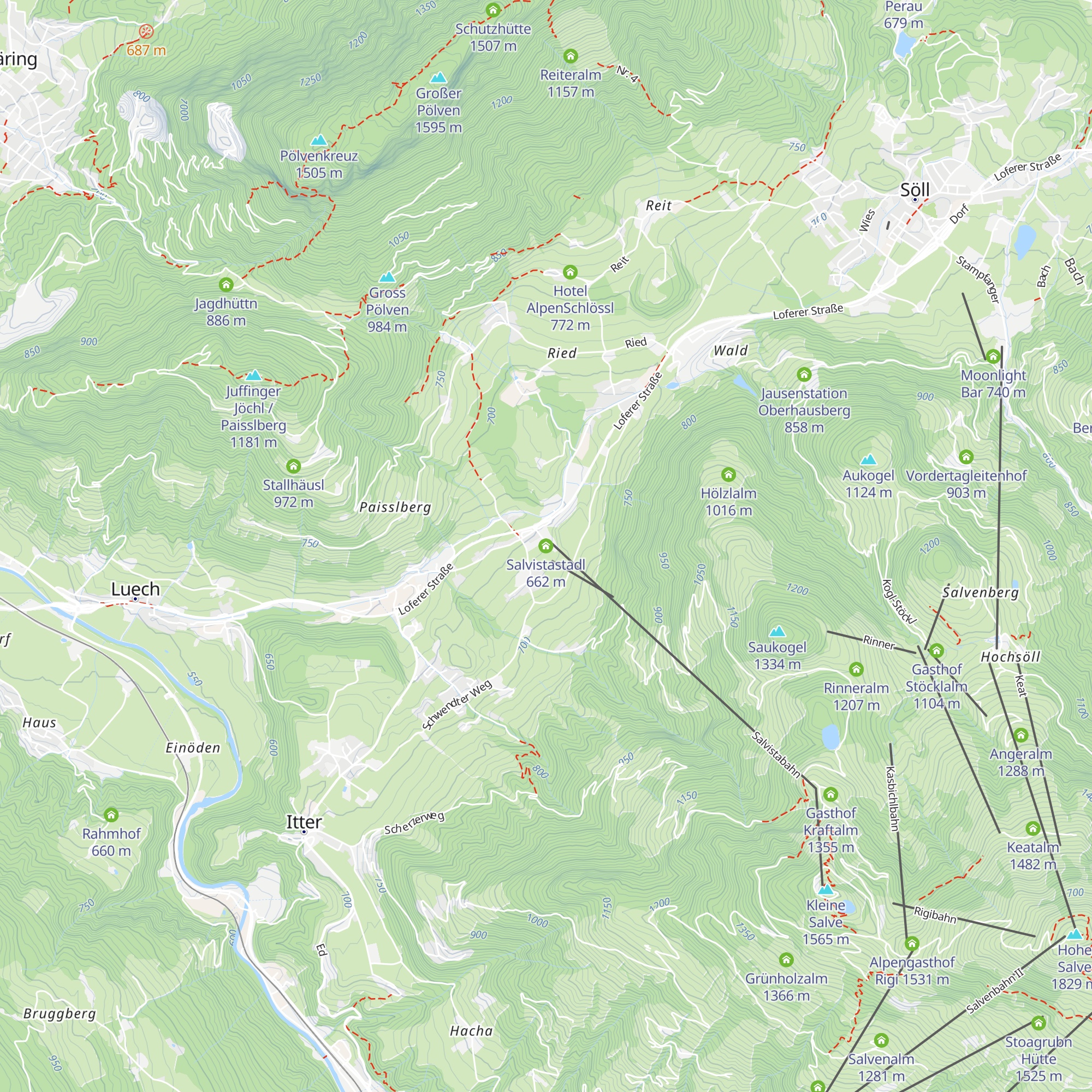 Salvistastadl map