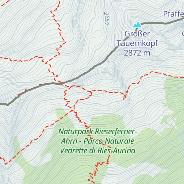 Map of Neugersdorfer Hütte - Rifugio Vetta d'Italia