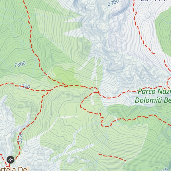Map of Rifugio Sommariva al Pramperet