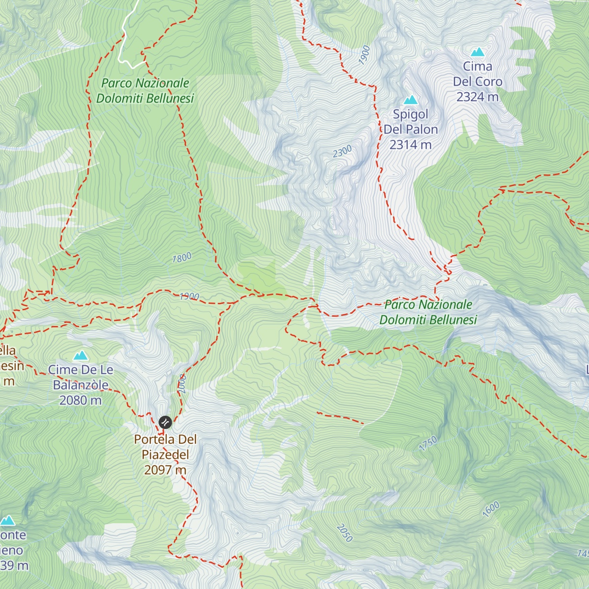 Rifugio Sommariva al Pramperet map