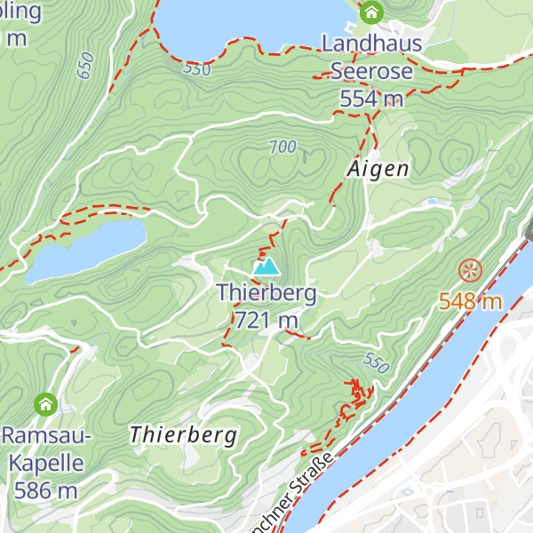 Map of Thierberg