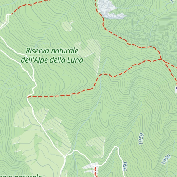 Map of Monte Cucco