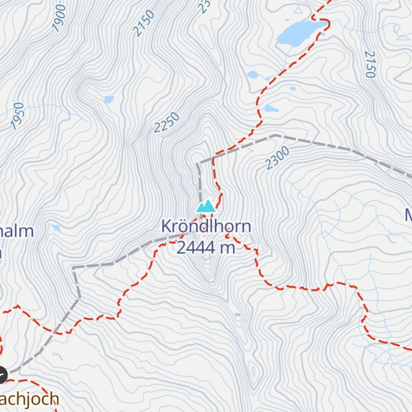 Map of Kröndlhorn