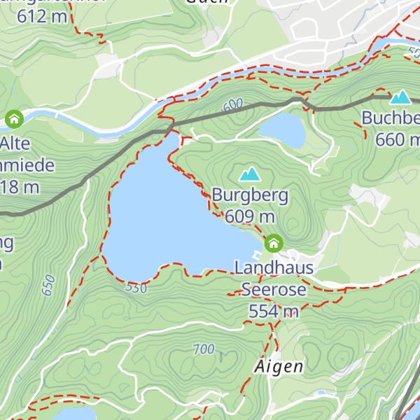 Map of Hechtsee Felsen