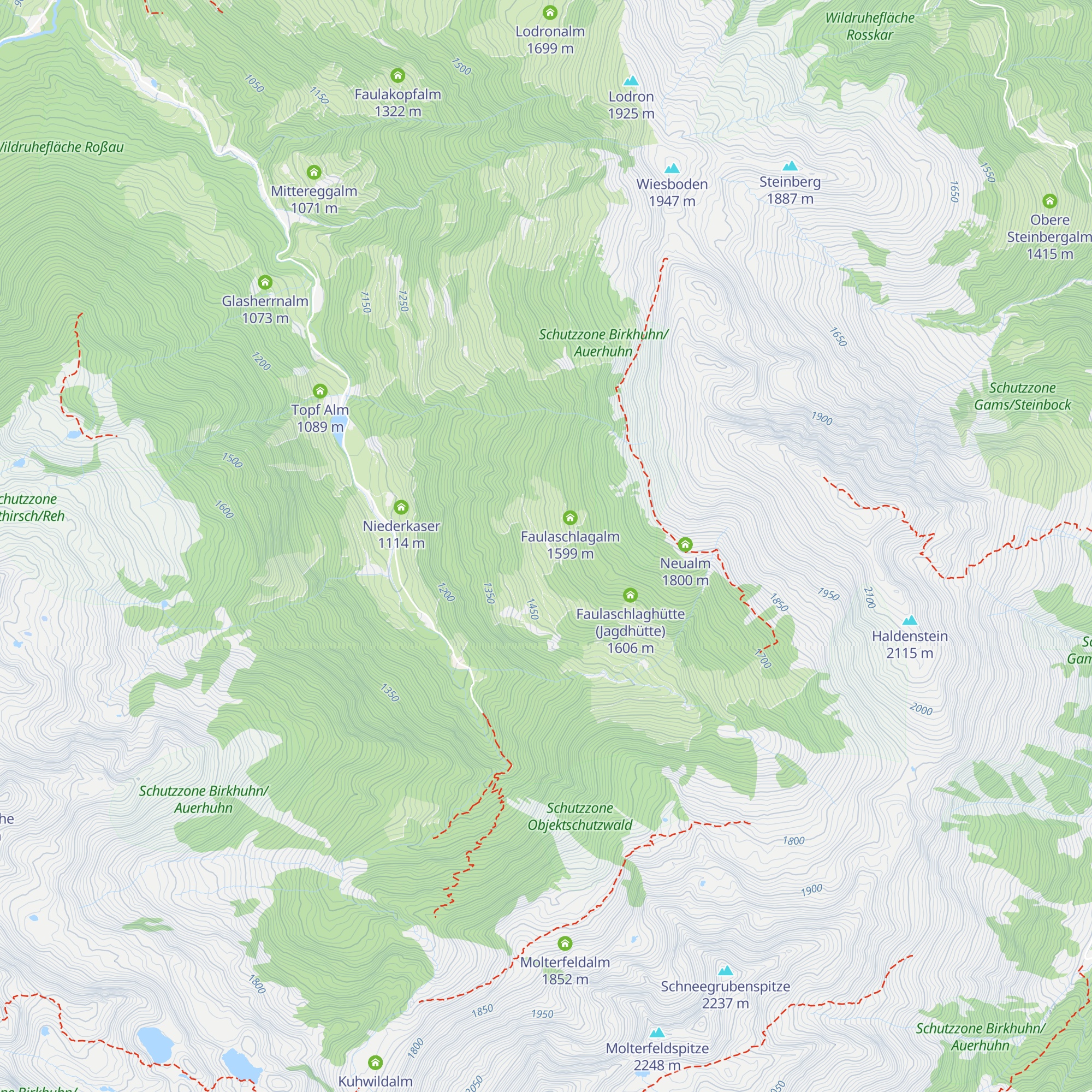 Faulaschlagalm map