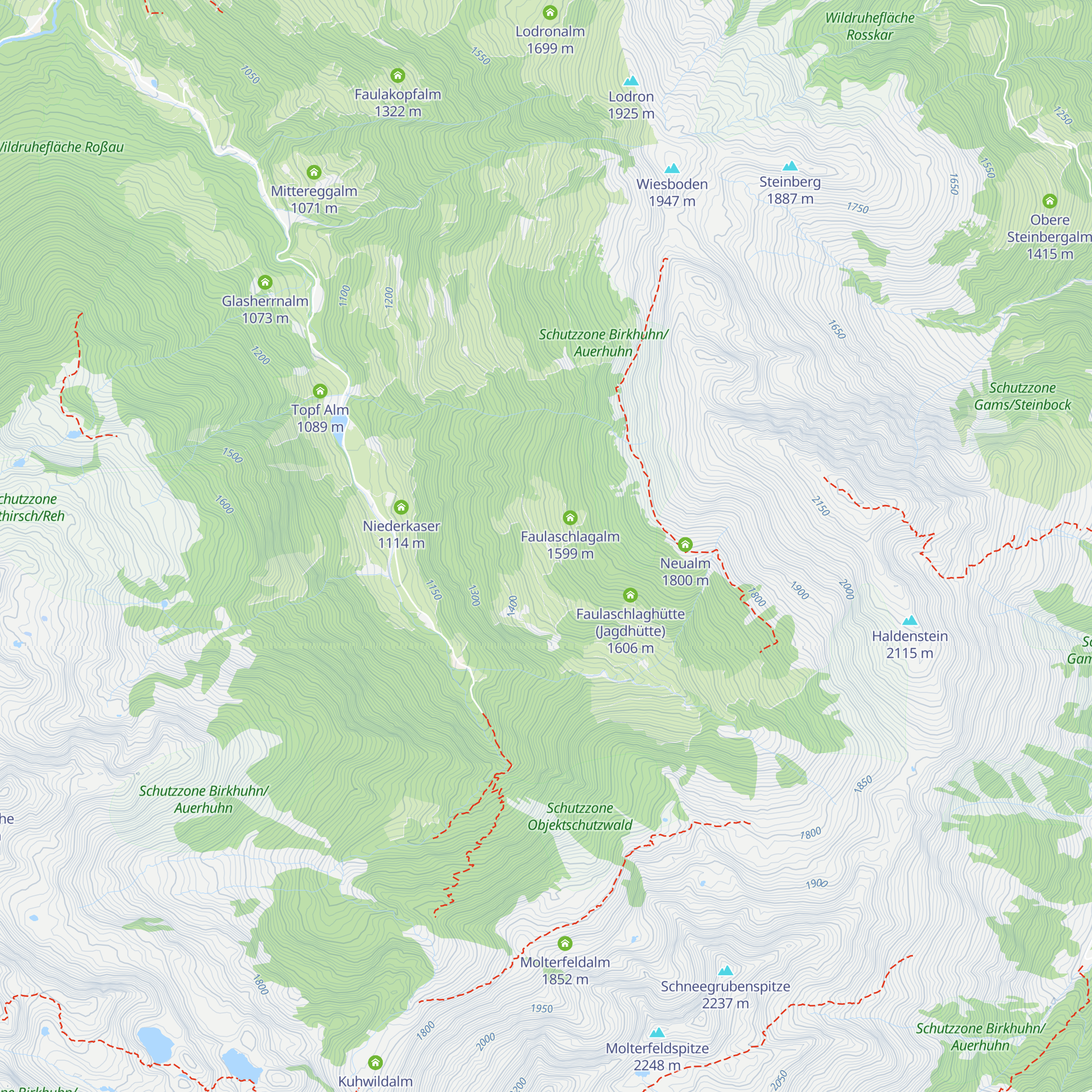 Faulaschlagalm map