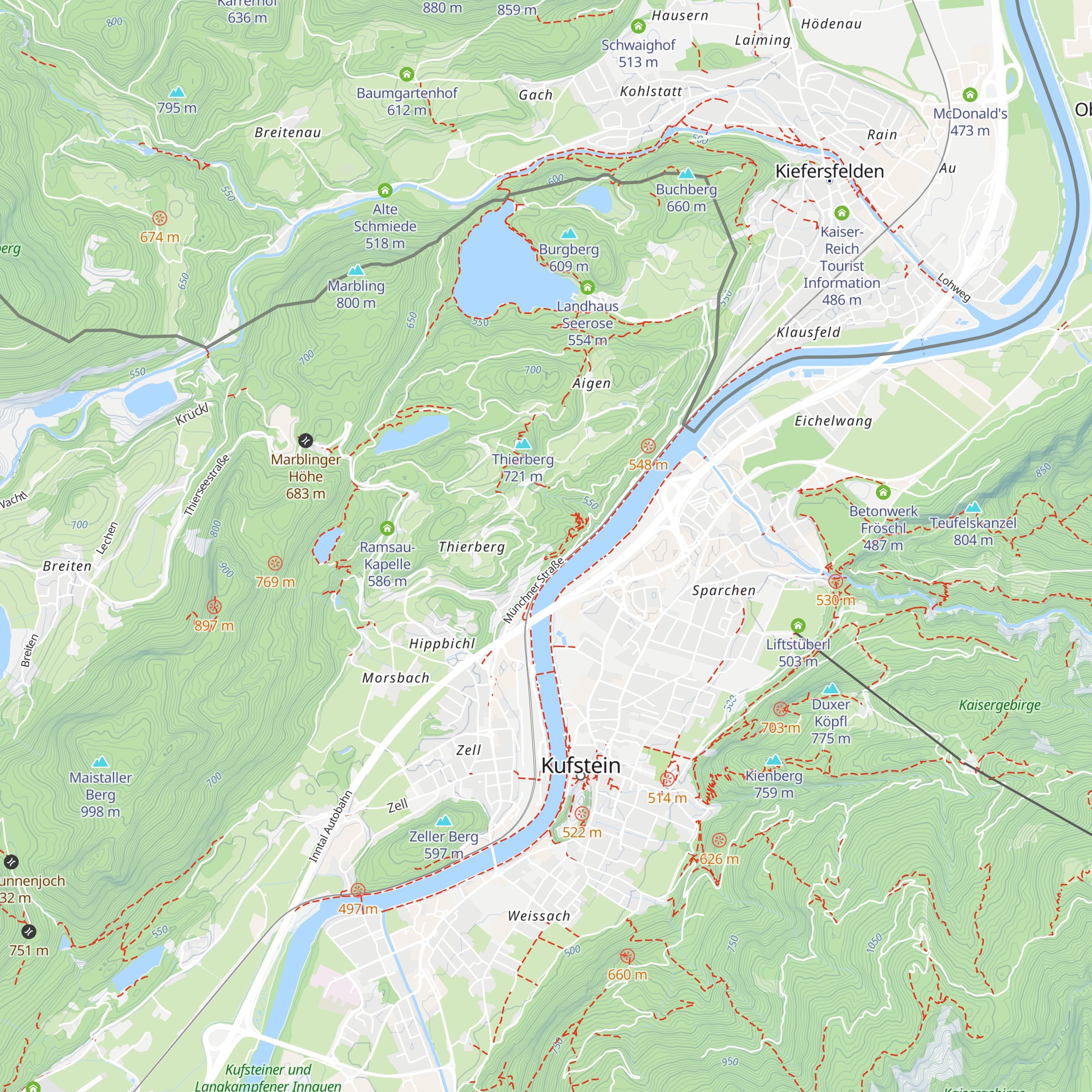 Hohenstaffling map