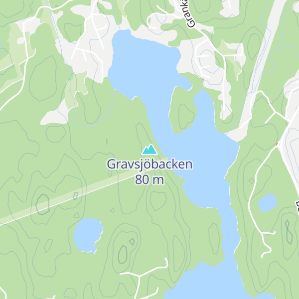 Map of Gravsjöbacken