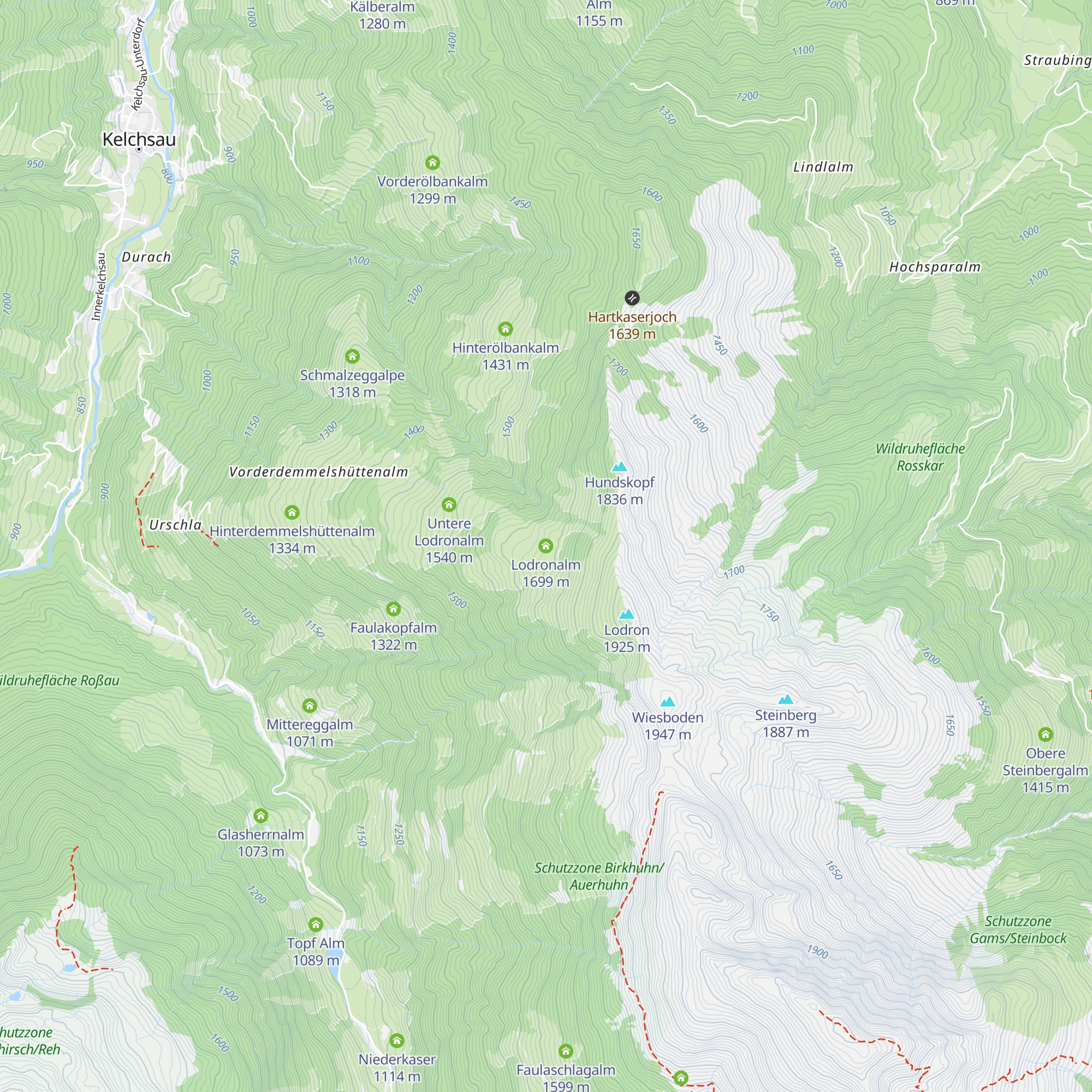Lodronalm map