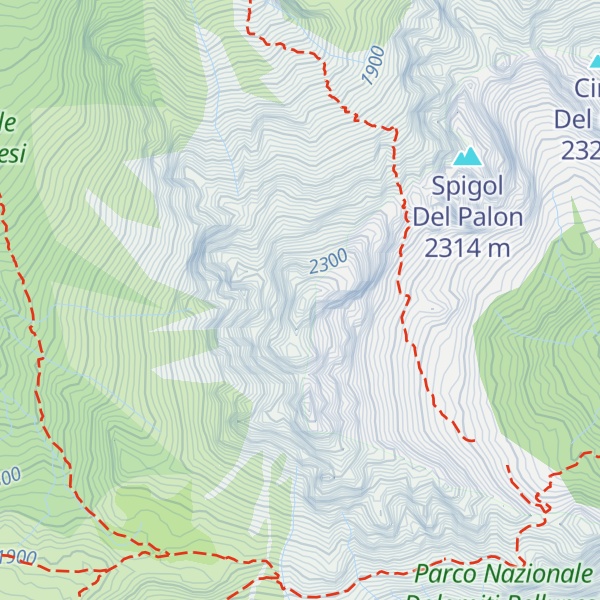 Map of Cima di Pramper