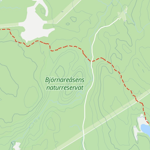 Map of Björnareåsen