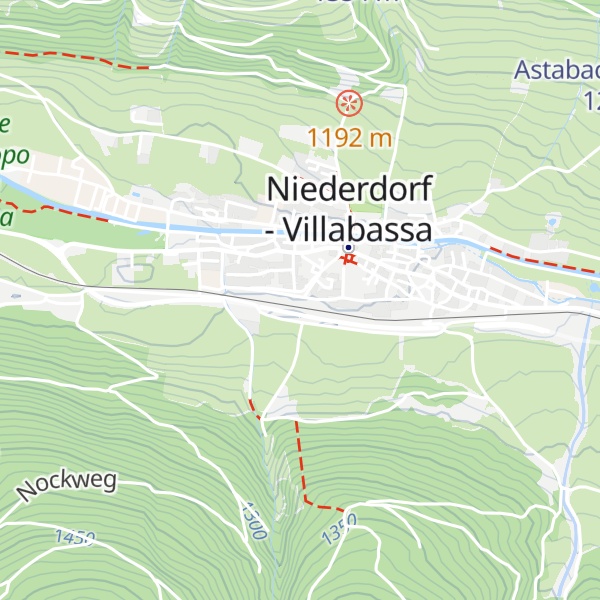 Map of Tourismusbüro Niederdorf - Ufficio Turistico di Villabassa