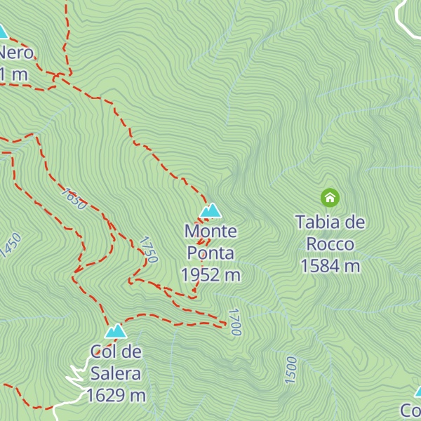 Map of Monte Ponta