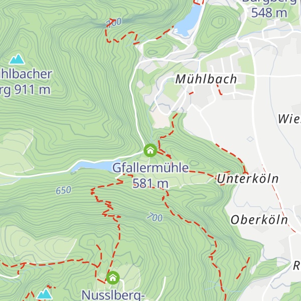 Map of Gfallermühle
