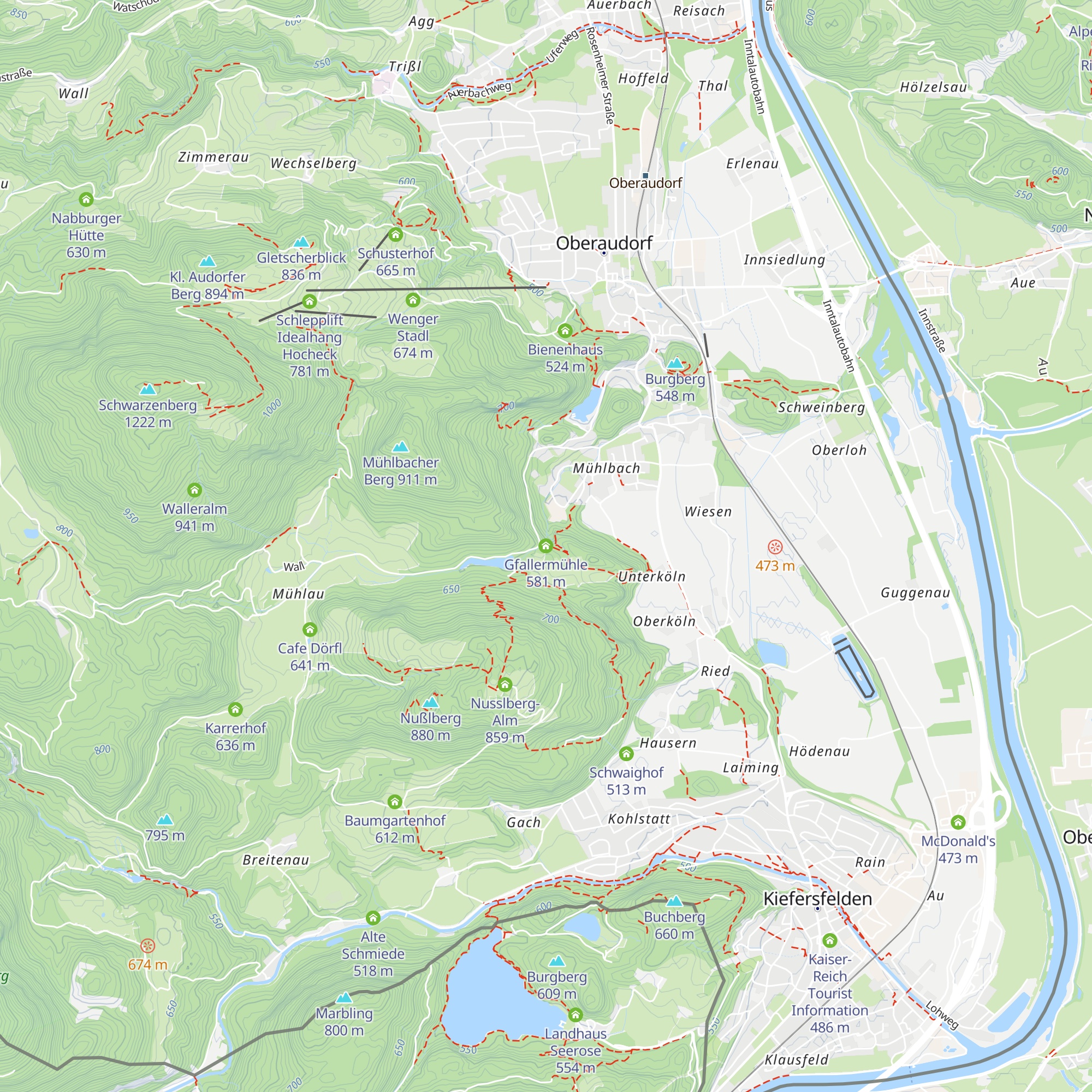 Gfallermühle map