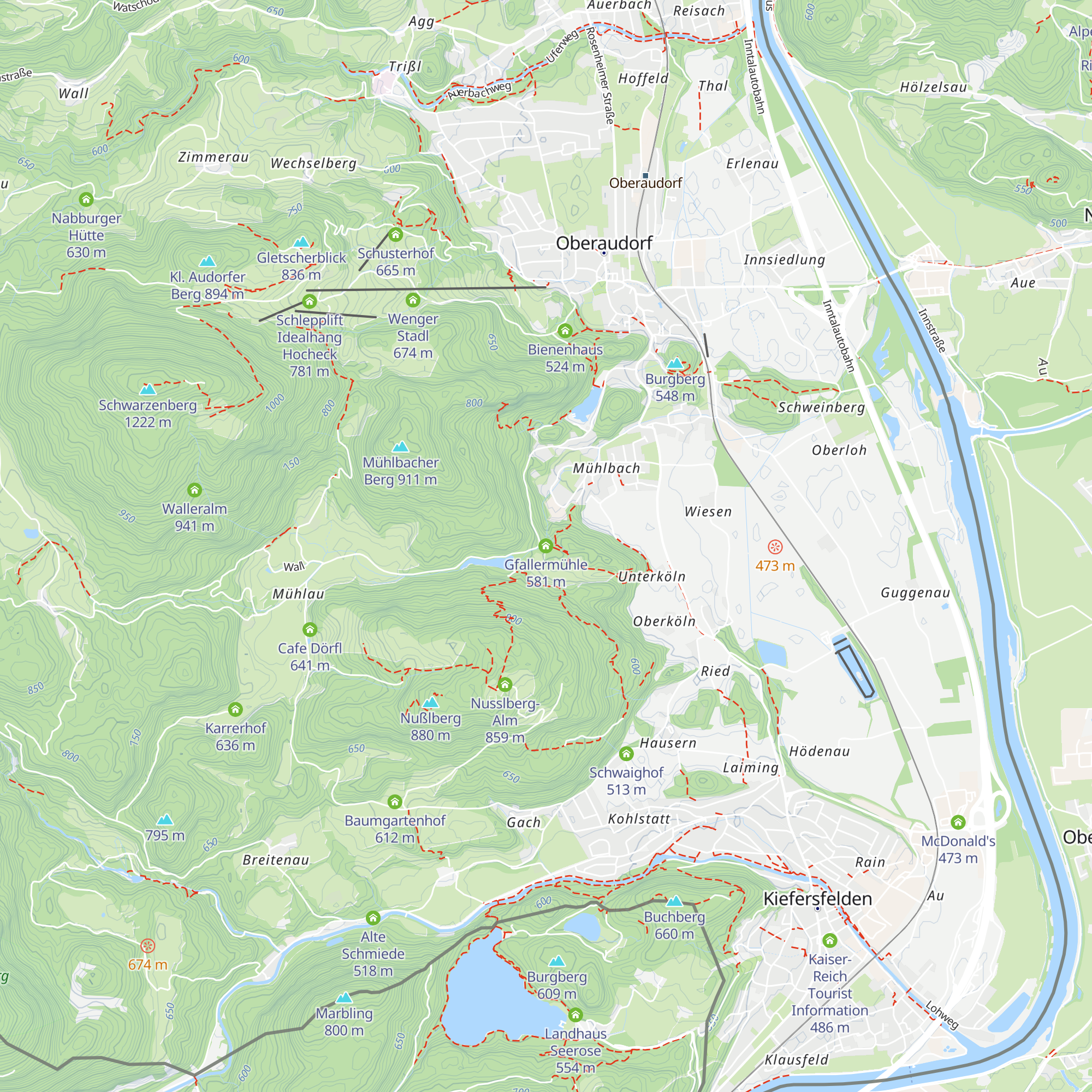 Gfallermühle map