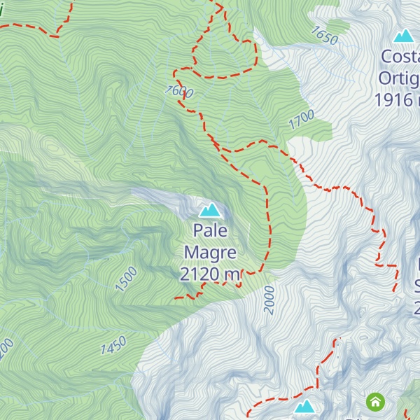 Map of Pale Magre