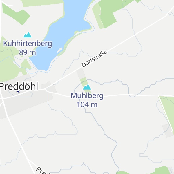Map of Mühlberg