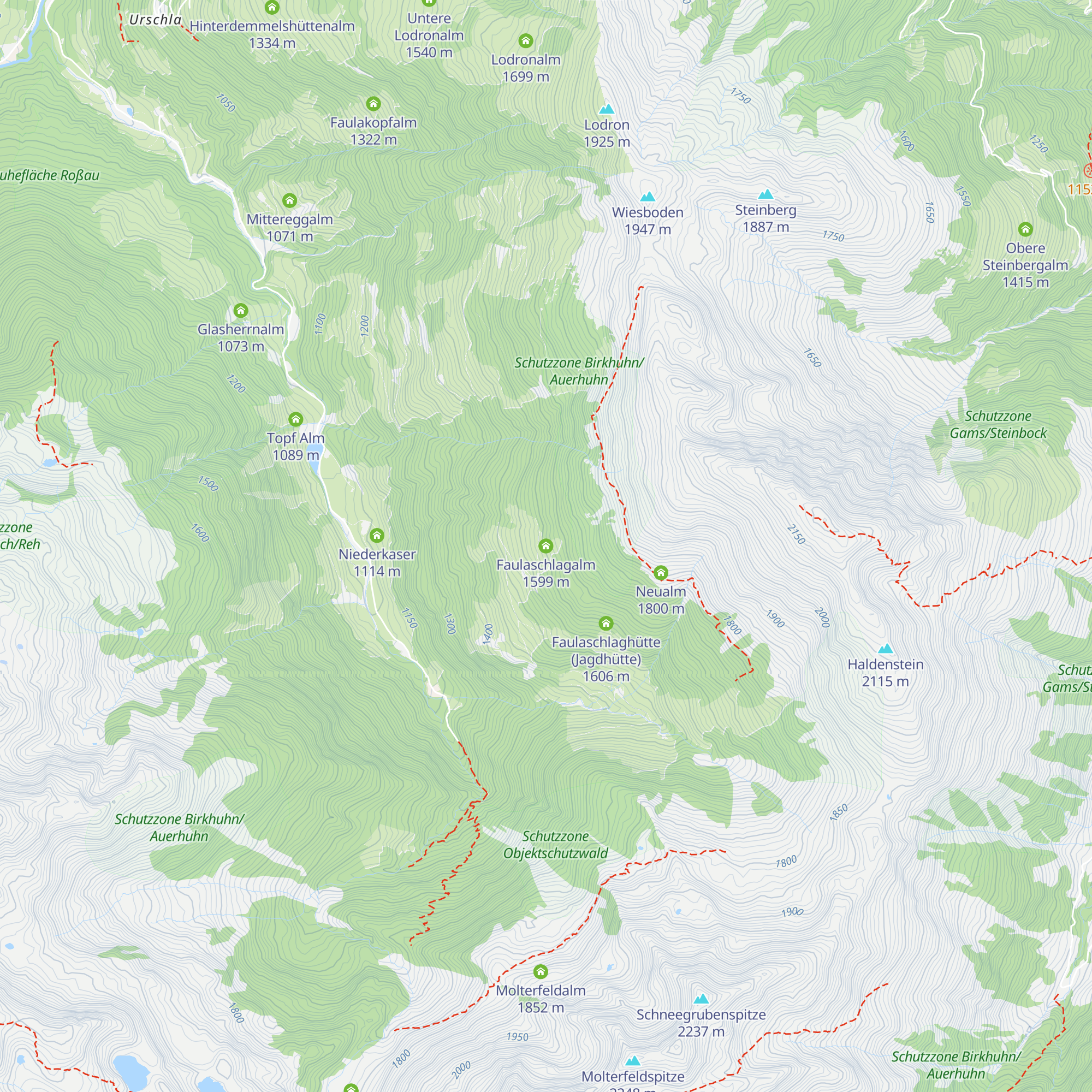 Faulaschlagalm map
