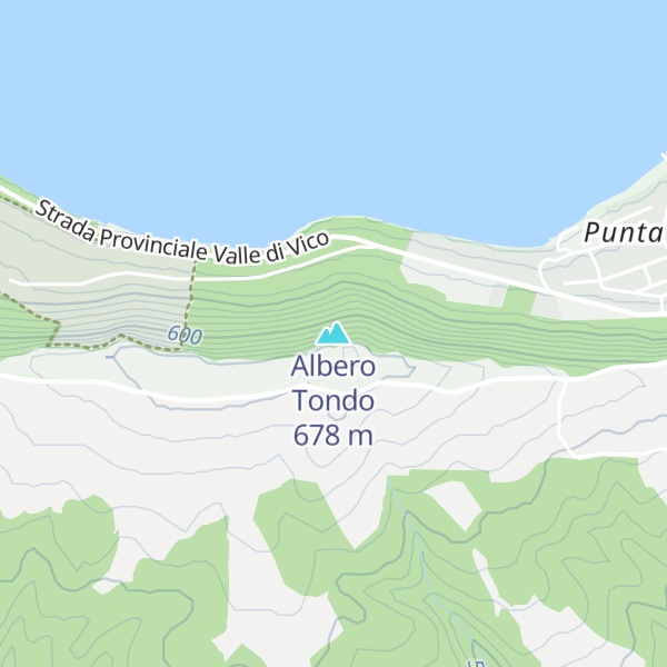 Map of Albero Tondo