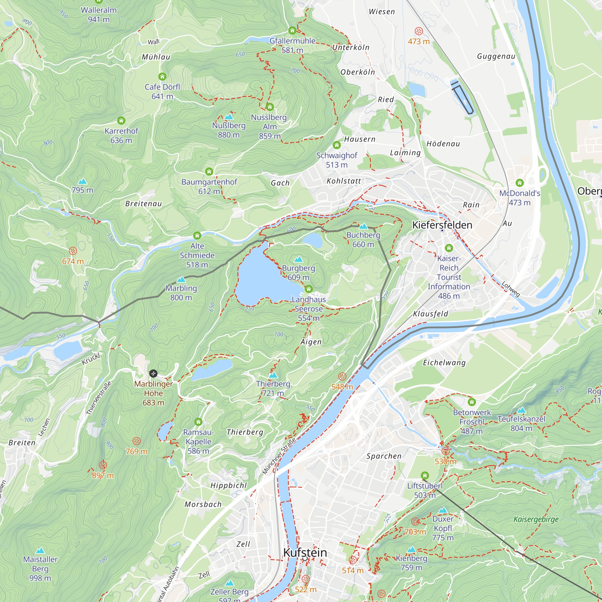 Hechtsee Bootshaus map