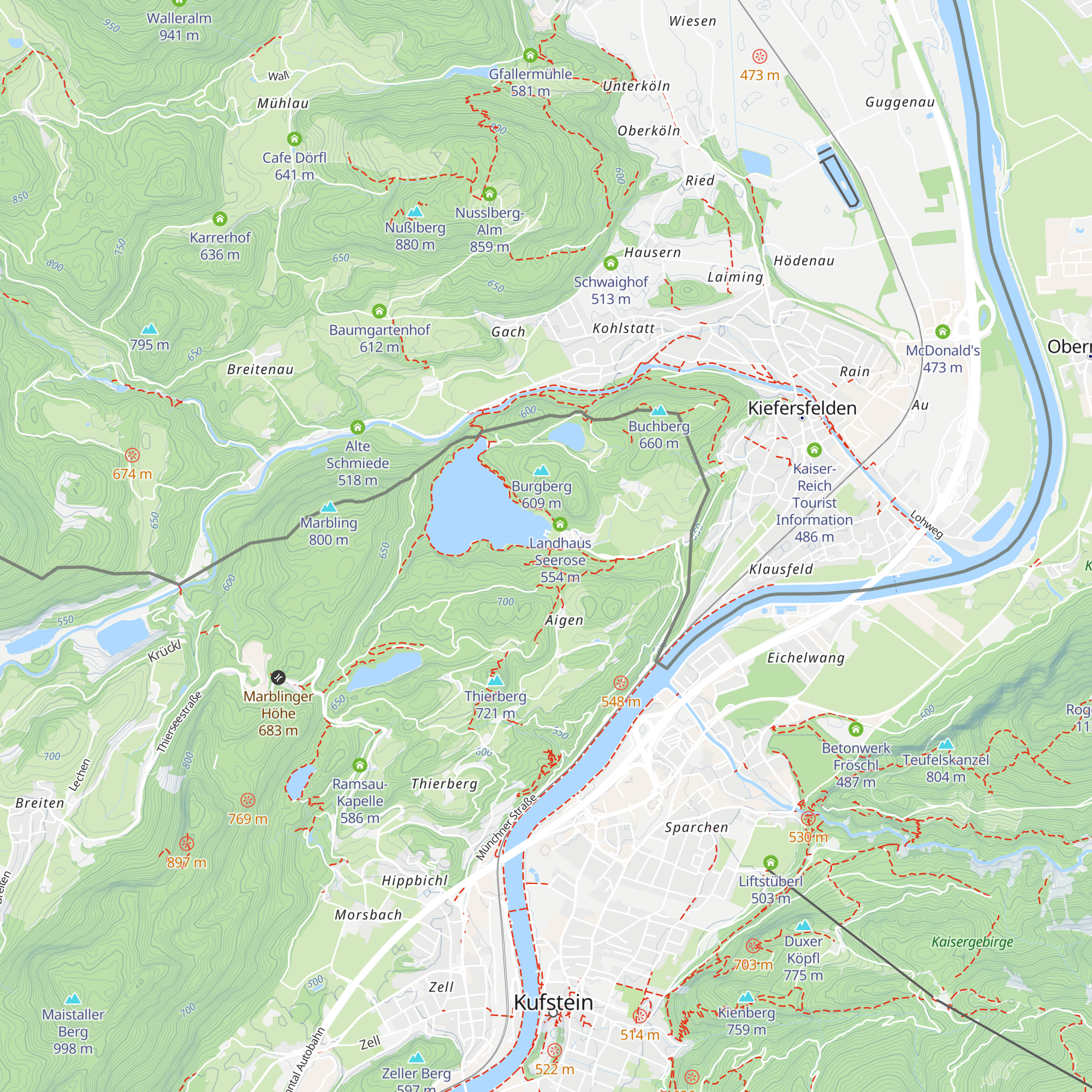 Hechtsee Bootshaus map